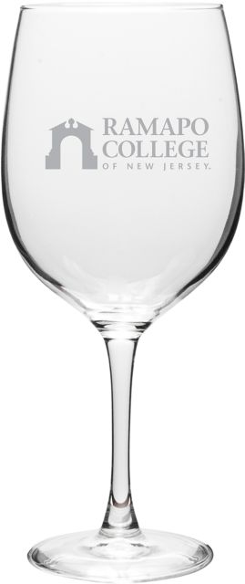 Ramapo College of New Jersey 19 oz. Wine Glass