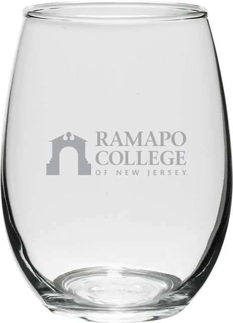 Ramapo College of New Jersey 21 oz. Wine Glass
