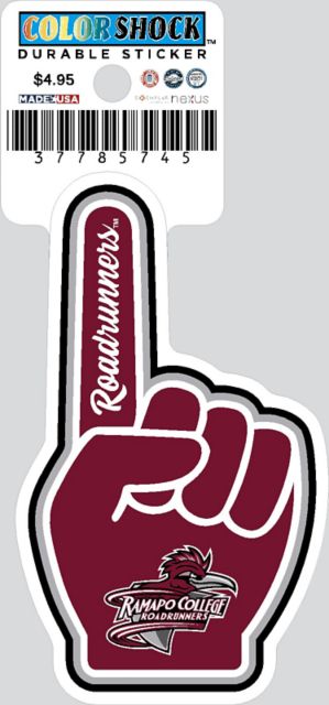 Ramapo College of New Jersey Roadrunners Durable Sticker