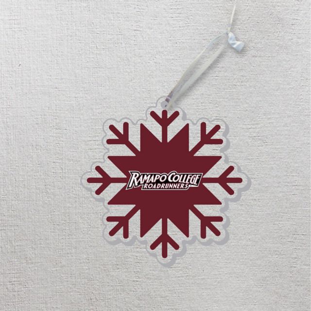 Ramapo College of New Jersey 3'' x 4'' Etched Plexiglass Ornament