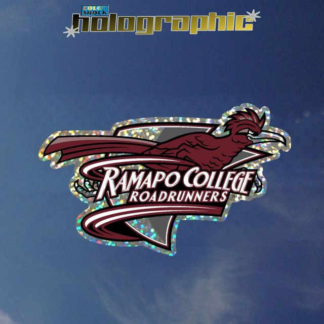 Ramapo College of New Jersey Roadrunners Hologram Stand Decal