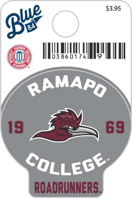 Ramapo College of New Jersey Roadrunners Mini Sticker