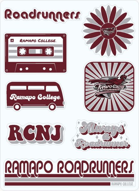 Ramapo College of New Jersey 7.5'' x 7.5'' Sticker Sheet