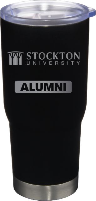 22 oz Matte Black Stainless Steel Tumbler Alumni