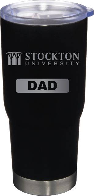 22 oz Matte Black Stainless Steel Tumbler Dad