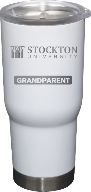 22 oz White Stainless Steel Tumbler Grandparent