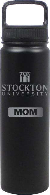 24 oz Matte Black Stainless Steel Water Bottle Mom