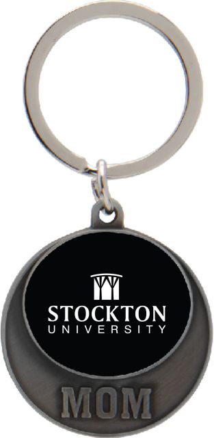 Stockton University Mom Keychain