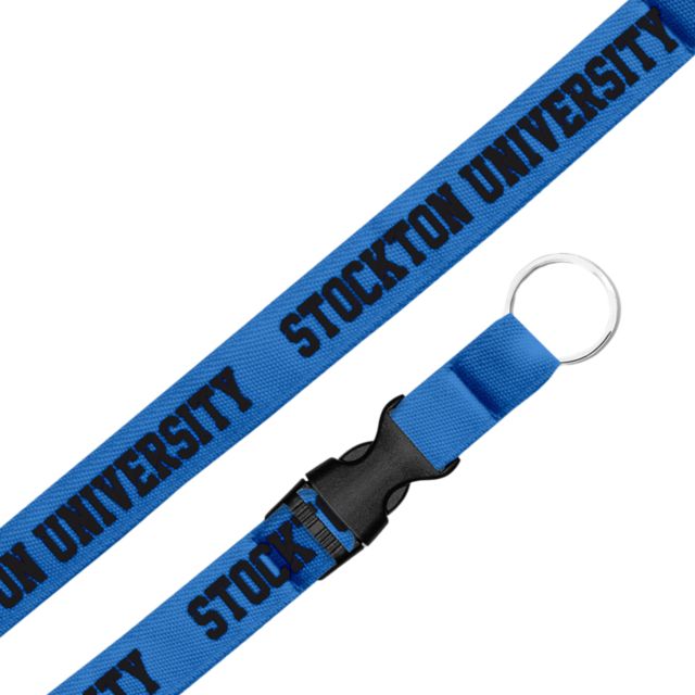 Stockton University .75 Woven Lanyard