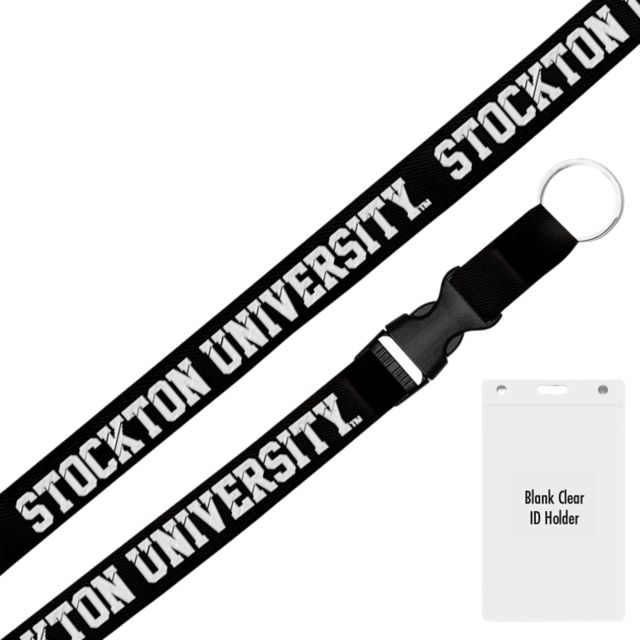 Stockton University 3/4'' Card Dispenser Lanyard