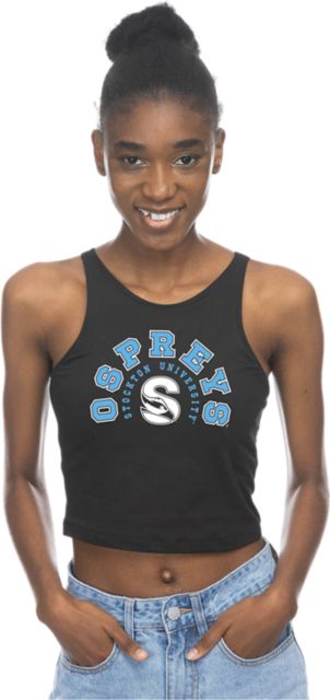 Stockton University Women's Cropped Tank Top