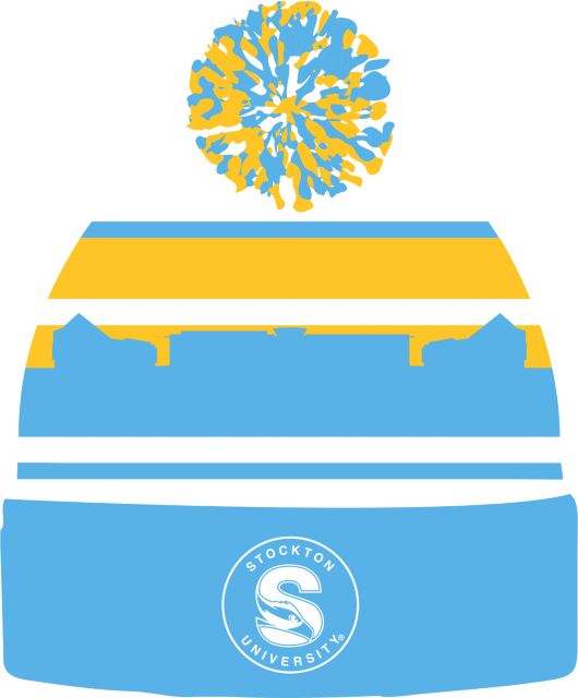 Stockton University Knit Pom Beanie