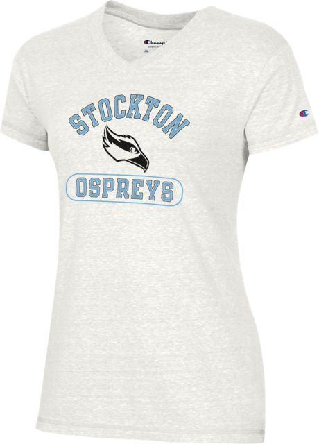 Stockton University Women's Ospreys V-Neck Short Sleeve T-Shirt