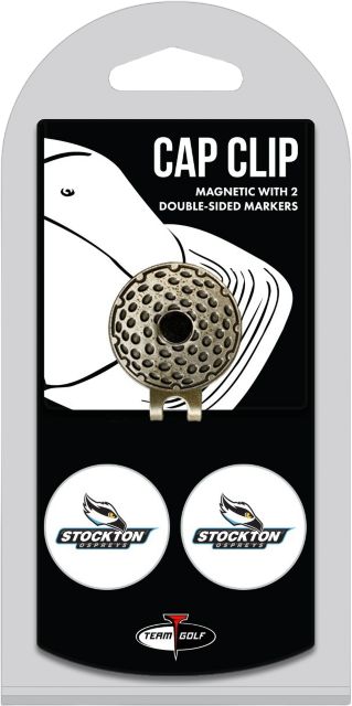 Stockton University Golf Cap Clip and Ball Marker Set
