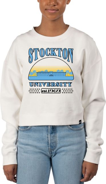 Stockton University Women's Cropped Crewneck
