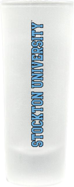 Stockton University Frosted Collector's Glass