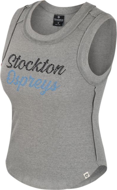 Stockton University Ospreys Beach You Rib Tank Top