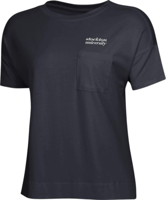 Stockton University Women's Pocket Short Sleeve T-Shirt