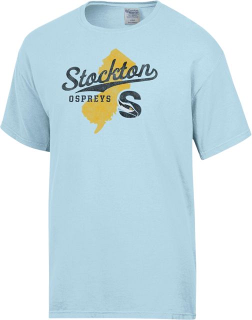Stockton University Ospreys Comfort Wash Garment Dyed T-Shirt