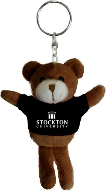 Stockton University Plush Keychain