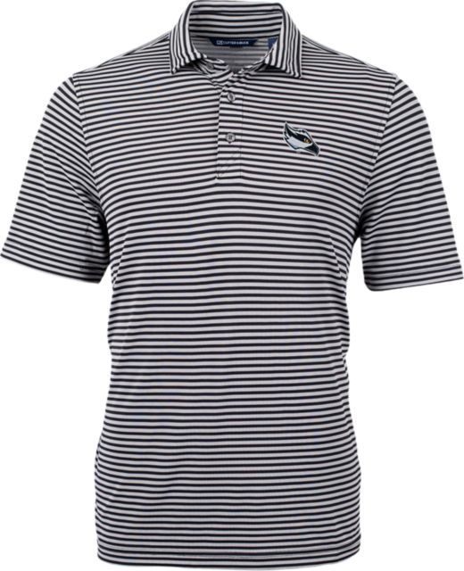 Stockton University Striped Eco Polo