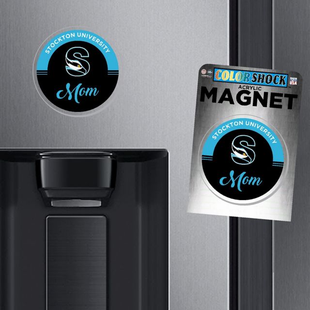 Stockton University 7" Mom Magnet