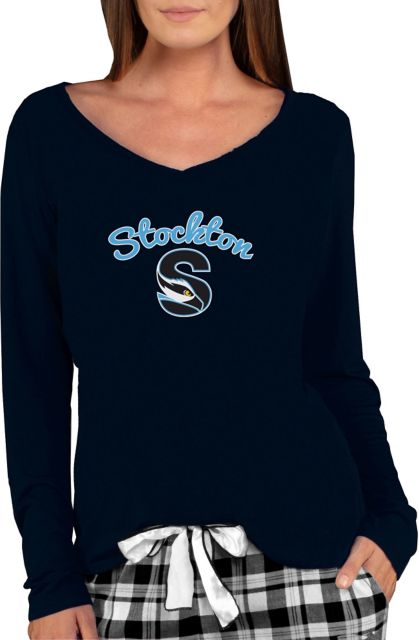 Stockton University Women's Marathon Long Sleeve V-Neck T-Shirt - ONLINE ONLY