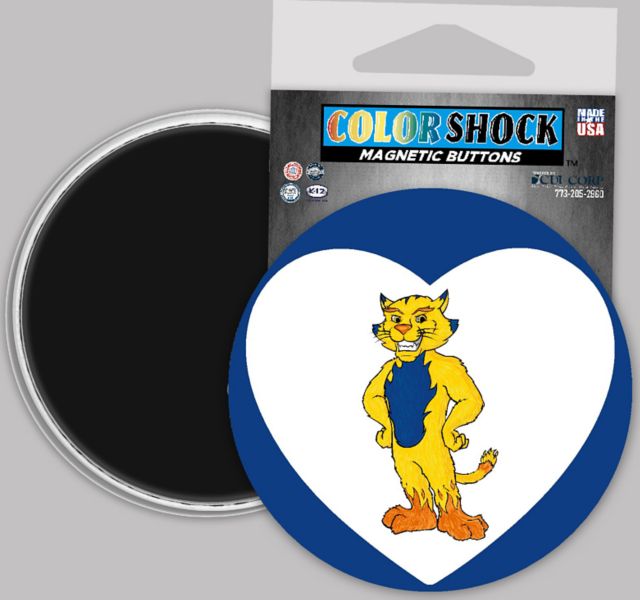 Central New Mexico Community College Suncats 3" Button Magnet
