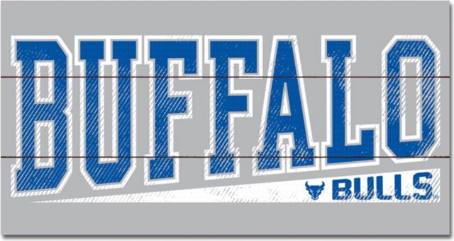 University at Buffalo 11x20 Wood Plank Sign - ONLINE ONLY