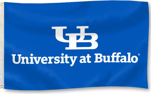 Buffalo Bisons 3' x 5' Double Sided Striped Primary Flag – Buffalo