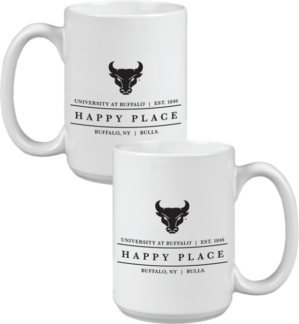 University at Buffalo 15 oz. Happy Place Mug