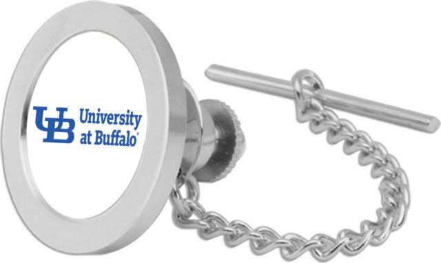 CSI Silver Tie Tack/Lapel Pin Gift Boxed With Colored Medallion - ONLINE ONLY