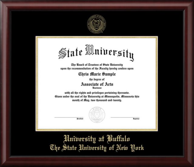 University at Buffalo 9.75"x12.5" Scholar Diploma Frame