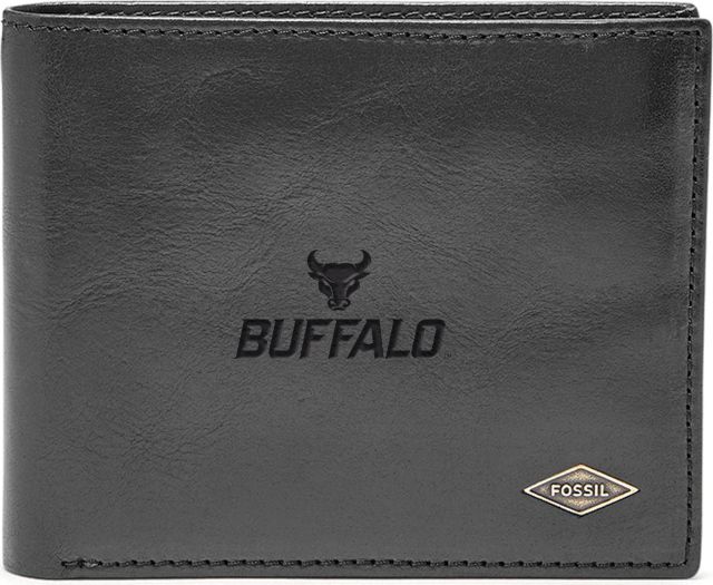 Fossil Leather Ryan RFID Flip ID Bifold - Black - ONLINE ONLY