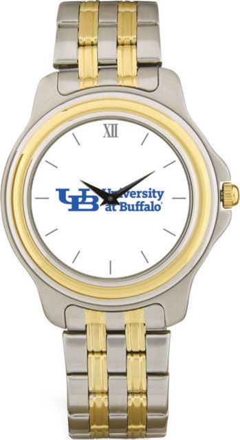 CSI Men's Two-Toned Wristwatch With Colored Medallion - ONLINE ONLY