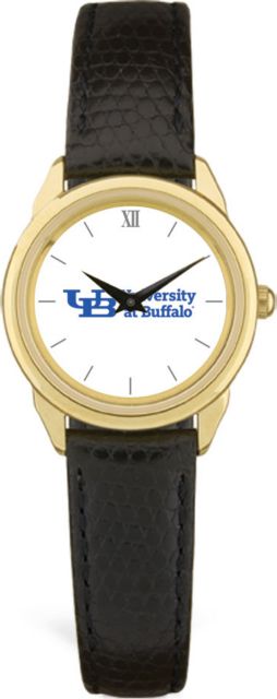 CSI Women's Black Leather Watch(Gift Boxed) With Colored Medallion - ONLINE ONLY