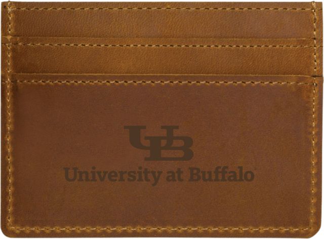 University at Buffalo Leather Card Holder