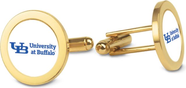 CSI Gold Cufflinks (Gift Boxed) With Colored Medallion - ONLINE ONLY