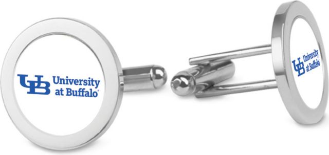 CSI Silver Cufflinks (Gift Boxed) With Colored Medallion - ONLINE ONLY