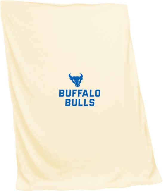 University at Buffalo 84 x 54 Bulls Sweatshirt Blanket