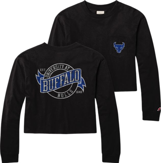 University at Buffalo Bulls Women's Cropped Long Sleeve T-Shirt