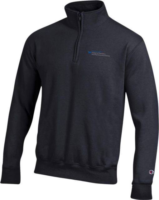 Champion powerblend pocketless quarter zip sale