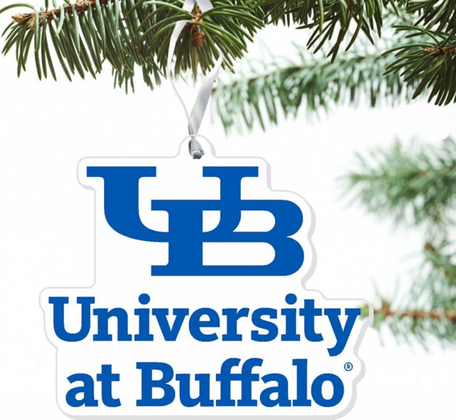 University at Buffalo 3'' x 4'' Etched Plexiglass Ornament