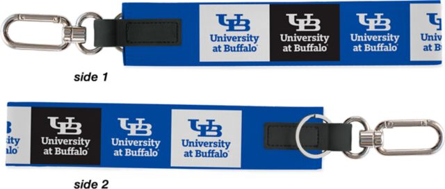 University at Buffalo Carabiner Strap Keychain