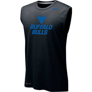University at Buffalo - North Campus | University at Buffalo Bulls Sleeveless Top | Nike | Black | Large