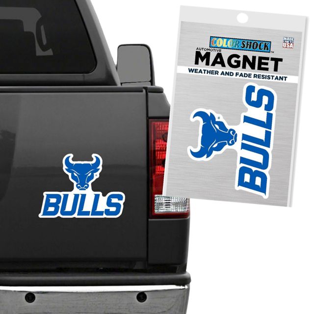 University at Buffalo 12x12 Bulls Magnet