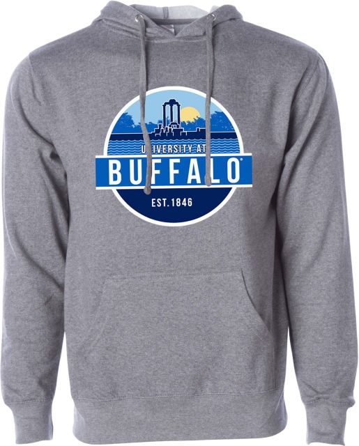 SUNY University at Buffalo Game Day Hoodie Sweatshirt Heather Grey at   Men’s Clothing store