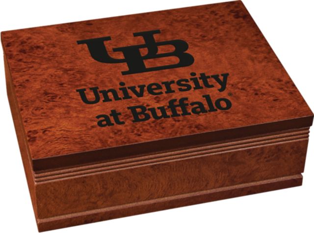 University at Buffalo Burlwood Finished Box