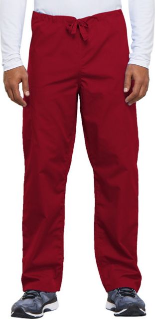 Unisex Drawstring Cargo Scrub Pants