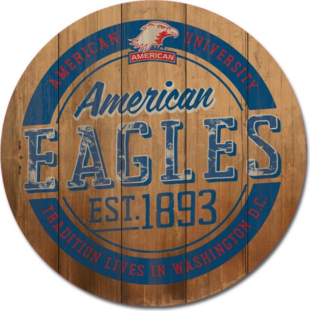American University Barrel Top Wall Mount 26''x26'' - ONLINE ONLY
